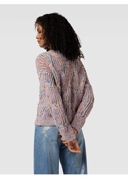 Sweter z dzianiny ze ściegiem warkoczowym model ‘Confetti’ ze sklepu Peek&Cloppenburg  w kategorii Swetry damskie - zdjęcie 167931768