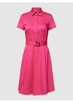 Sukienka w jednolitym kolorze z tasiemką w talii ze sklepu Peek&Cloppenburg  w kategorii Sukienki - zdjęcie 167931835