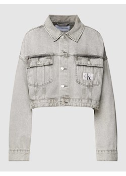 Kurtka jeansowa krótka o kroju oversized ze sklepu Peek&Cloppenburg  w kategorii Kurtki damskie - zdjęcie 167931955