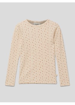Bluzka z długim rękawem,okrągłym dekoltem i wzorem na całej powierzchni ze sklepu Peek&Cloppenburg  w kategorii Bluzki dziewczęce - zdjęcie 167931978