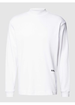Bluzka z długim rękawem z nadrukiem z logo ze sklepu Peek&Cloppenburg  w kategorii T-shirty męskie - zdjęcie 167932129
