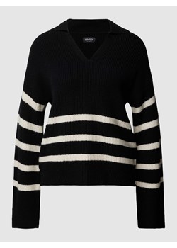 Sweter z dzianiny ze wzorem w paski model ‘MONNA’ ze sklepu Peek&Cloppenburg  w kategorii Swetry damskie - zdjęcie 167932226