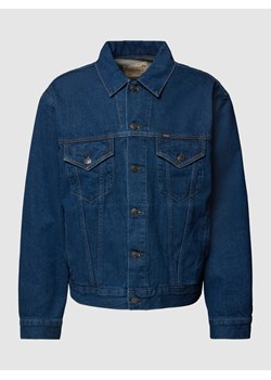 Kurtka jeansowa z efektem znoszenia i nakładanymi kieszeniami ze sklepu Peek&Cloppenburg  w kategorii Kurtki męskie - zdjęcie 167932419