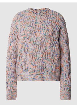 Sweter z dzianiny ze ściegiem warkoczowym model ‘Confetti’ ze sklepu Peek&Cloppenburg  w kategorii Swetry damskie - zdjęcie 167932806