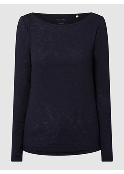 Bluzka z długim rękawem z bawełny ekologicznej ze sklepu Peek&Cloppenburg  w kategorii Bluzki damskie - zdjęcie 167932868