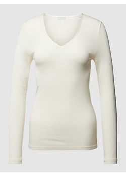 Koszulka funkcyjna z zaokrąglonym dekoltem w serek ze sklepu Peek&Cloppenburg  w kategorii Bluzki damskie - zdjęcie 167933375