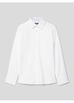 Koszula o kroju slim fit z kołnierzykiem typu kent ze sklepu Peek&Cloppenburg  w kategorii Koszule chłopięce - zdjęcie 167933446
