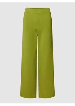 Spodnie o rozkloszowanym kroju z elastycznym pasem ze sklepu Peek&Cloppenburg  w kategorii Spodnie damskie - zdjęcie 167933499