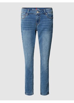Jeansy o kroju regular fit z imitacji denimu z efektem znoszenia ze sklepu Peek&Cloppenburg  w kategorii Jeansy damskie - zdjęcie 167933509