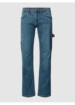 Jeansy o kroju straight leg fit z naszywką z logo model ‘Carpenter’ ze sklepu Peek&Cloppenburg  w kategorii Jeansy męskie - zdjęcie 167933776