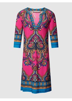 Sukienka o długości do kolan z ornamentalnym wzorem ze sklepu Peek&Cloppenburg  w kategorii Sukienki - zdjęcie 167933788