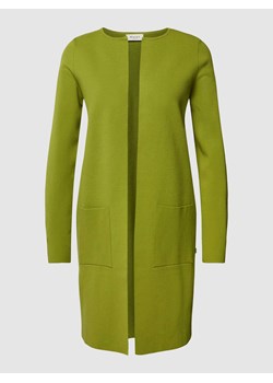 Płaszcz z nakładanymi kieszeniami w jednolitym kolorze ze sklepu Peek&Cloppenburg  w kategorii Swetry damskie - zdjęcie 167933875