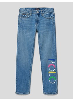 Jeansy z wyhaftowanym logo model ‘PAMINAS’ ze sklepu Peek&Cloppenburg  w kategorii Spodnie dziewczęce - zdjęcie 167933916