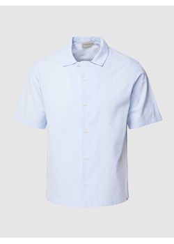 Koszula casualowa o kroju regular fit z fakturowanym wzorem ze sklepu Peek&Cloppenburg  w kategorii Koszule męskie - zdjęcie 167933965