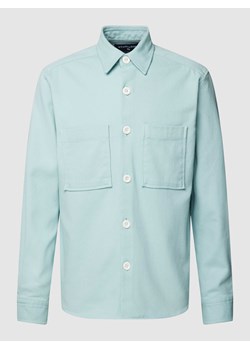 Kurtka koszulowa o kroju regular fit z mieszanki wełny model ‘Nolan’ ze sklepu Peek&Cloppenburg  w kategorii Kurtki męskie - zdjęcie 167933996
