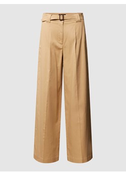 Spodnie o luźnym kroju w kant model ‘PINO’ ze sklepu Peek&Cloppenburg  w kategorii Spodnie damskie - zdjęcie 167934126