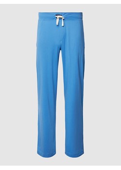 Spodnie dresowe z elastycznym pasem i tunelem model ‘LIQUID COTTON’ ze sklepu Peek&Cloppenburg  w kategorii Spodnie męskie - zdjęcie 167934319