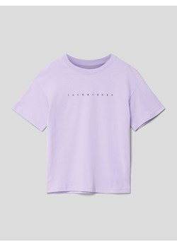 T-shirt z nadrukiem z logo ze sklepu Peek&Cloppenburg  w kategorii T-shirty chłopięce - zdjęcie 167934529