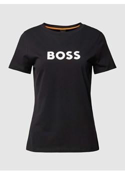 T-shirt o kroju regular fit z nadrukiem z logo i krótkimi rękawami ze sklepu Peek&Cloppenburg  w kategorii Bluzki damskie - zdjęcie 167934697