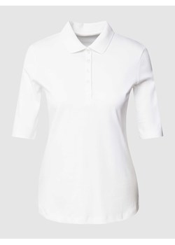 Koszulka polo z krótką listwą guzikową ze sklepu Peek&Cloppenburg  w kategorii Bluzki damskie - zdjęcie 167934919