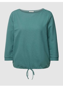 Bluzka w jednolitym kolorze z długim rękawem i tunelem ze sklepu Peek&Cloppenburg  w kategorii Bluzki damskie - zdjęcie 167935056