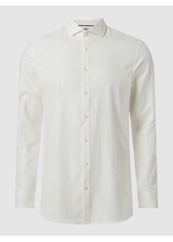 Koszula biznesowa o kroju slim fit z diagonalu ze sklepu Peek&Cloppenburg  w kategorii Koszule męskie - zdjęcie 167935166