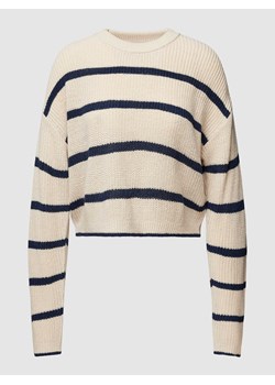 Sweter z dzianiny ze wzorem w paski model ‘MALAVI’ ze sklepu Peek&Cloppenburg  w kategorii Swetry damskie - zdjęcie 167935408