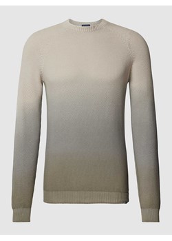 Sweter z dzianiny z efektem batiku ze sklepu Peek&Cloppenburg  w kategorii Swetry męskie - zdjęcie 167935567