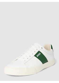 Sneakersy z obszyciem w kontrastowym kolorze model ‘Adien’ w kolorze białym ze sklepu Peek&Cloppenburg  w kategorii Trampki męskie - zdjęcie 167935737