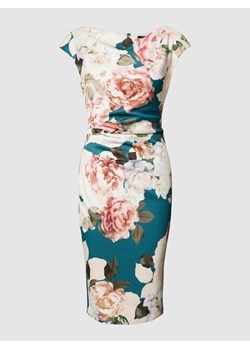 Sukienka koktajlowa o długości do kolan z kwiatowym wzorem ze sklepu Peek&Cloppenburg  w kategorii Sukienki - zdjęcie 167940038