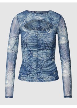 Bluzka z długim rękawem i wycięciem model ‘BRIENNA’ ze sklepu Peek&Cloppenburg  w kategorii Bluzki damskie - zdjęcie 167940075
