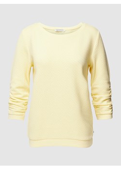 Bluza z rękawami o długości 3/4 w jednolitym kolorze ze sklepu Peek&Cloppenburg  w kategorii Bluzki damskie - zdjęcie 167940208
