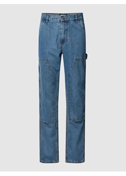 Jeansy o kroju regular fit z materiałowym obszyciem na kolanach ze sklepu Peek&Cloppenburg  w kategorii Jeansy męskie - zdjęcie 167940357