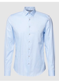 Koszula z kołnierzykiem typu kent w jednolitym kolorze ze sklepu Peek&Cloppenburg  w kategorii Koszule męskie - zdjęcie 167940558