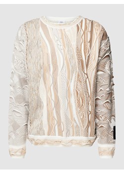 Sweter we wzory na całej powierzchni ze sklepu Peek&Cloppenburg  w kategorii Swetry męskie - zdjęcie 167940708