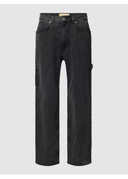 Jeansy o kroju baggy fit z 5 kieszeniami w kolorze czarnym ze sklepu Peek&Cloppenburg  w kategorii Jeansy męskie - zdjęcie 167941126