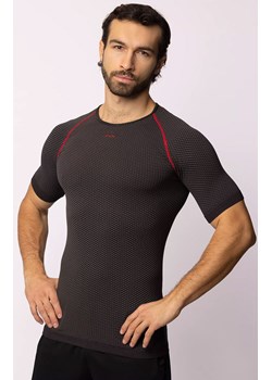 Termoaktywna koszulka męska czarno-szara Breath, Kolor czarno-szary, Rozmiar L, Spaio ze sklepu Primodo w kategorii T-shirty męskie - zdjęcie 167942777