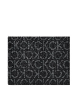 Duży Portfel Męski Calvin Klein Ck Must Mono Bifold 5Cc W/Coin K50K511671 Classic Mono Black 0GJ ze sklepu eobuwie.pl w kategorii Portfele męskie - zdjęcie 167944937
