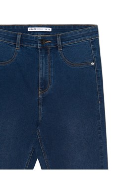 Cropp - Niebieskie jeansy slim - granatowy ze sklepu Cropp w kategorii Jeansy męskie - zdjęcie 167946715