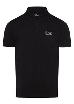EA7 Emporio Armani Męska koszulka polo Mężczyźni Bawełna granatowy jednolity ze sklepu vangraaf w kategorii T-shirty męskie - zdjęcie 167948708