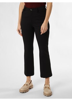 MAC Spodnie Kobiety czarny wypukły wzór tkaniny ze sklepu vangraaf w kategorii Spodnie damskie - zdjęcie 167948725
