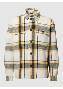Koszula wierzchnia ze wzorem w szkocką kratę model ‘LETO’ ze sklepu Peek&Cloppenburg  w kategorii Koszule męskie - zdjęcie 167950496
