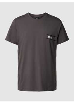 T-shirt z nadrukiem z logo ze sklepu Peek&Cloppenburg  w kategorii Podkoszulki męskie - zdjęcie 167951239