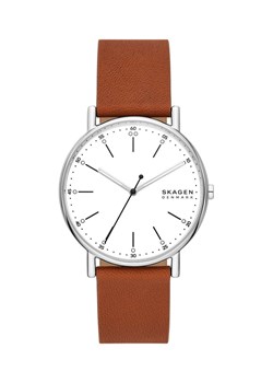 Skagen zegarek męski kolor brązowy ze sklepu ANSWEAR.com w kategorii Zegarki - zdjęcie 167952899