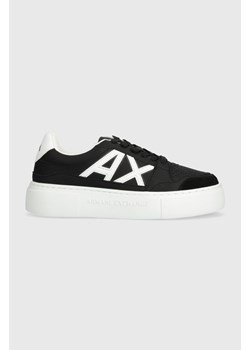 Armani Exchange sneakersy kolor czarny XDX147 XV830 T037 ze sklepu ANSWEAR.com w kategorii Buty sportowe damskie - zdjęcie 167953788