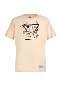 t-shirt męski guess m3bi87 kbdl0 beżowy ze sklepu Royal Shop w kategorii T-shirty męskie - zdjęcie 167957158