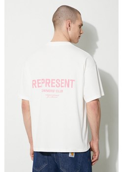 Represent t-shirt bawełniany Owners Club męski kolor biały z nadrukiem OCM409.417 ze sklepu PRM w kategorii T-shirty męskie - zdjęcie 167958289