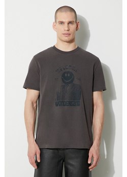 KSUBI t-shirt bawełniany portal kash ss tee męski kolor szary z nadrukiem MPS24TE014 ze sklepu PRM w kategorii T-shirty męskie - zdjęcie 167958315