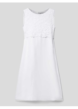 Sukienka komunijna z czystej wiskozy z koronkowym obszyciem ze sklepu Peek&Cloppenburg  w kategorii Sukienki dziewczęce - zdjęcie 167958507