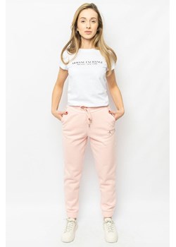 spodnie damskie armani exchange 6ryp94 yjefz różowy ze sklepu Royal Shop w kategorii Spodnie damskie - zdjęcie 167963017